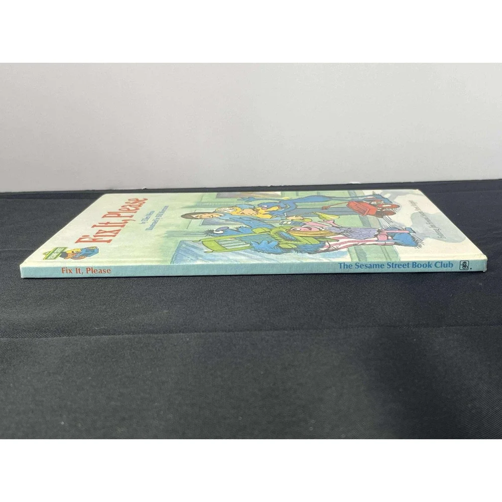 Sesame Street Fix It‎ Please Golden Press Childrens Book 1981 vintage